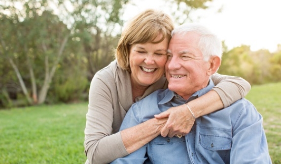 Senior Couple in the park